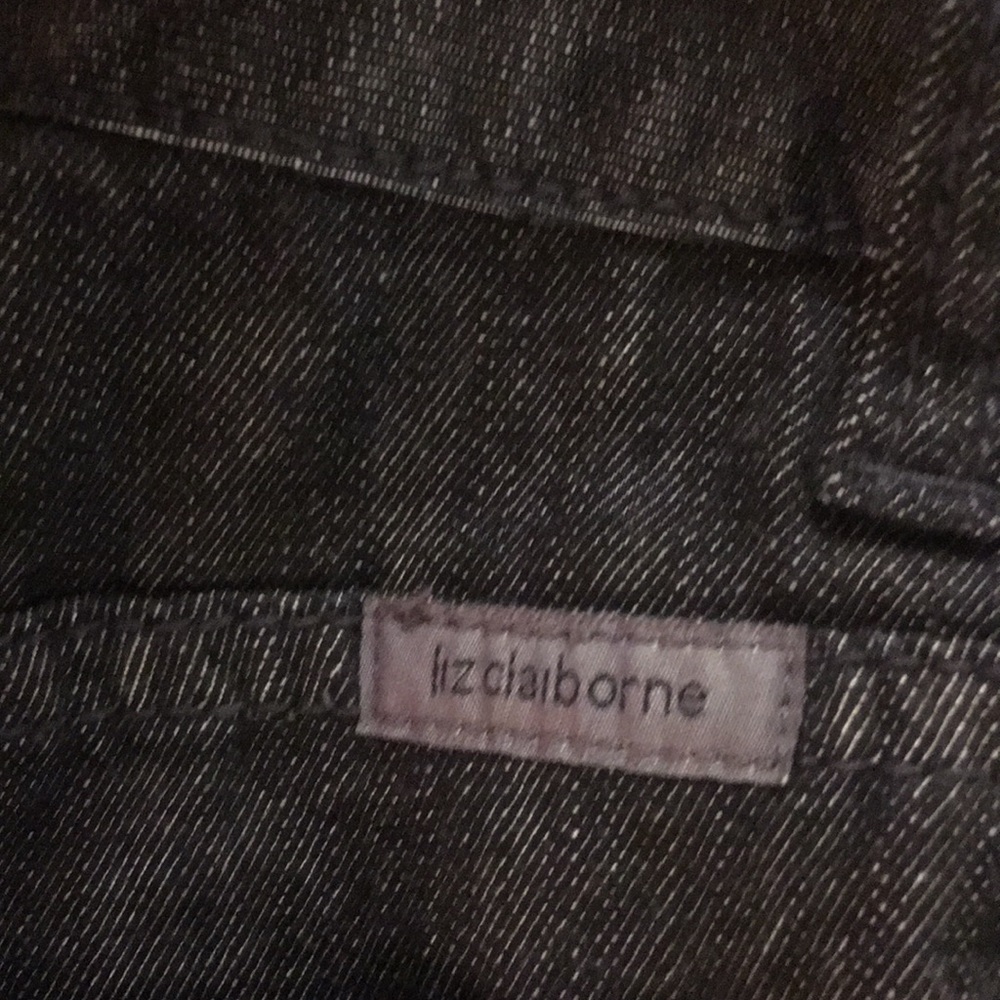 Liz Claiborne jeans/slim bootcut(black) - Picture 4 of 10
